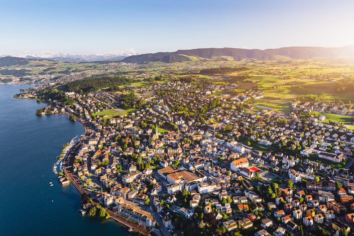 Helikopter Luftaufnahme Wädenswil | Gerry Pacher Fotografie