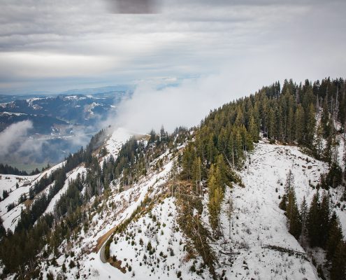 Schadenaufnahme des Sturmtiefs "Burglind" im Kanton Luzern mit Hilfe von Luftaufnahmen