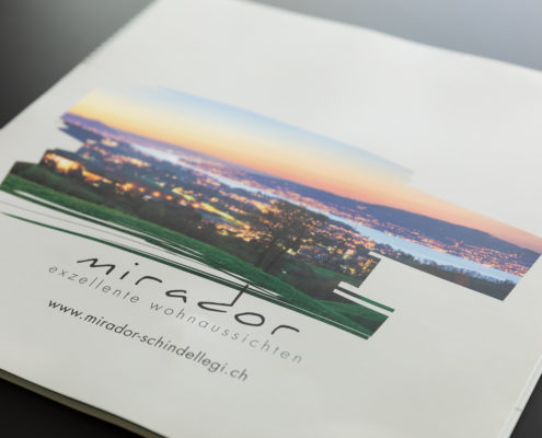 Verkaufsunterlagen von Mirador mit Bildern von Gerry Pacher Photography