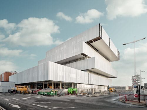 Frankreich – Le Havre – neues Gebäude für das Projekt – Digitale Stadt – EM Normandie